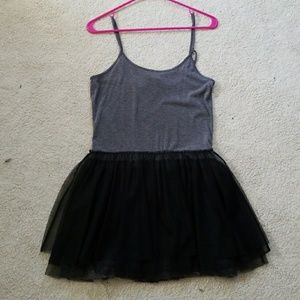 Grey and black tutu dress (price negotiable)